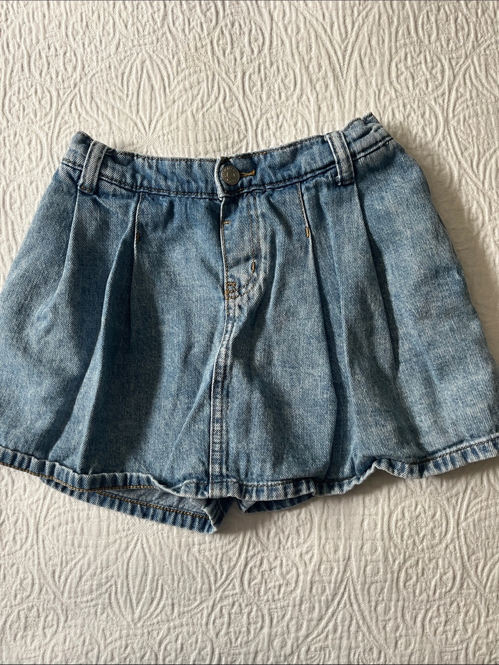 Cat & Jack Blue Denim Skort, Size Large (10/12)
